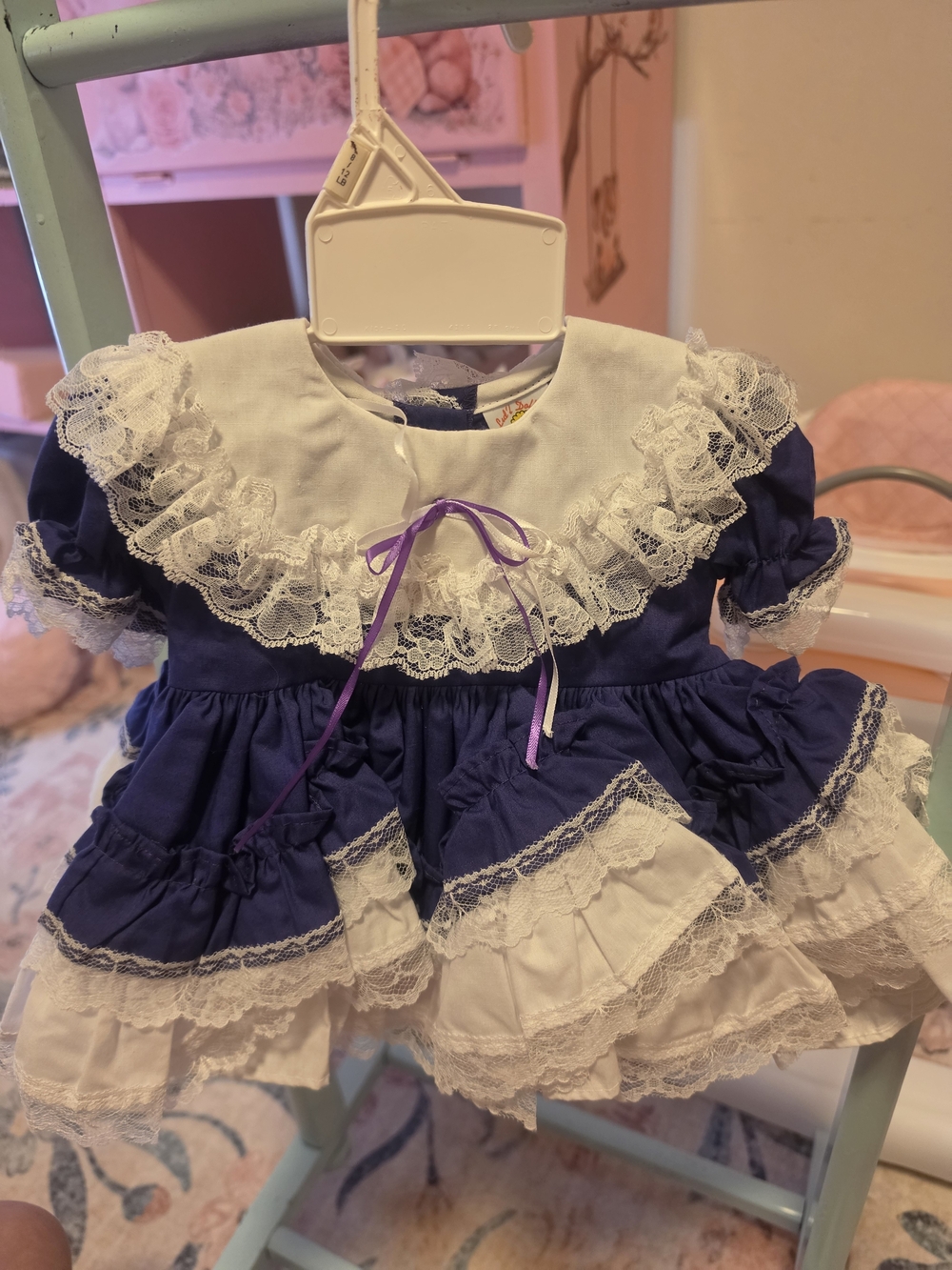 Vintage Lid'l Dolly Dress Size 8-12 Lbs